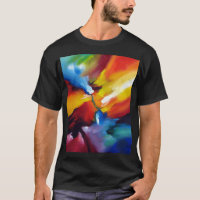 Trendy Abstract Expressionist Painting Modern Art