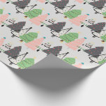 Trendy Abstract Modern Christmas Trees Pattern Wrapping Paper<br><div class="desc">Modern Christmas tree art pattern festive gift wrap.</div>