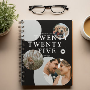 Trendy Abstract Photo Collage 2025 Planner