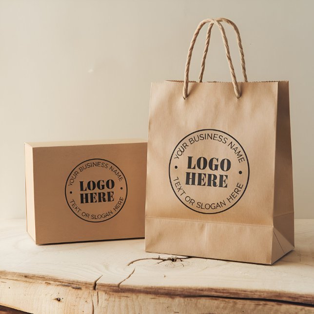 Trendy Add Your Business Logo and Text Custom      Rubber Stamp (Creator Uploaded)