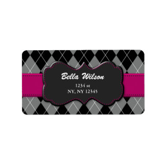 trendy address label