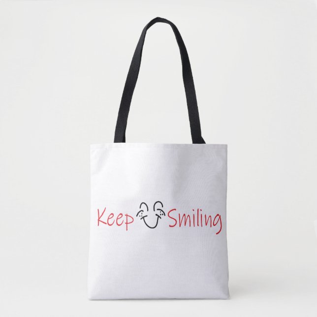 Trendy Aesthetic Everyday Canvas Tote Bag (Front)