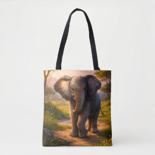 Trendy Aesthetic Everyday Canvas Tote Bag