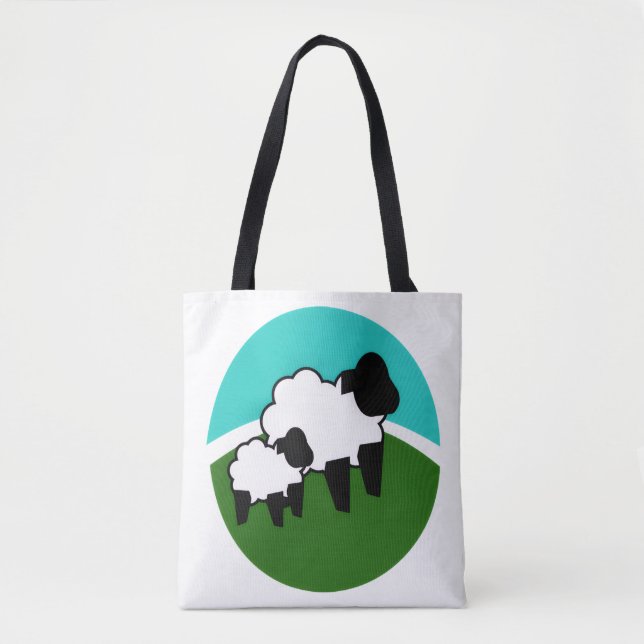 Trendy Aesthetic Everyday Canvas Tote Bag (Front)