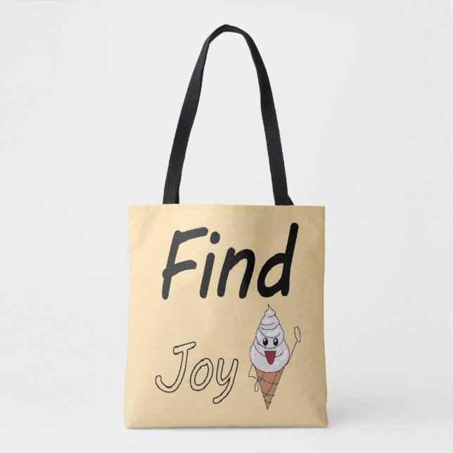 Trendy Aesthetic Everyday Canvas Tote Bag (Front)