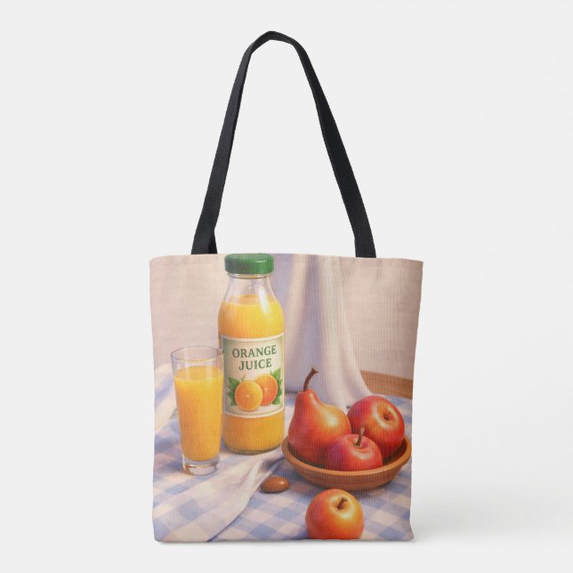 Trendy Aesthetic Everyday Canvas Tote Bag (Back)