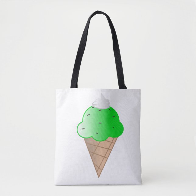 Trendy Aesthetic Everyday Canvas Tote Bag (Front)