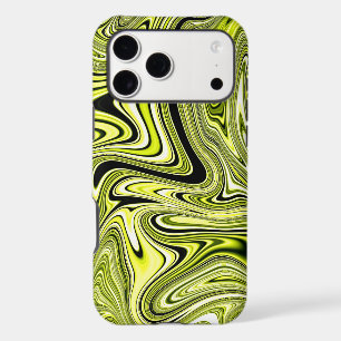 Trendy Aesthetic Marble Lime Yellow Pattern