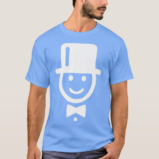 Trendy Aesthetic Wedding Groom Husband Cartoon T-Shirt