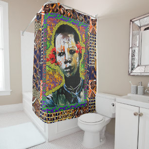 Trendy Afrocentric Shower Curtain