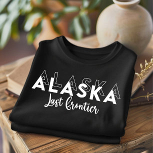 Trendy Alaska Last Frontier State T-Shirt