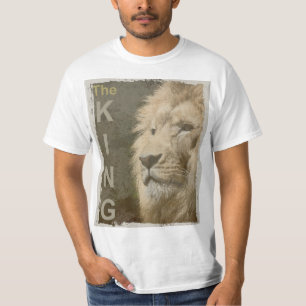 Trendy Animal Lion Face Top Mens Modern Template