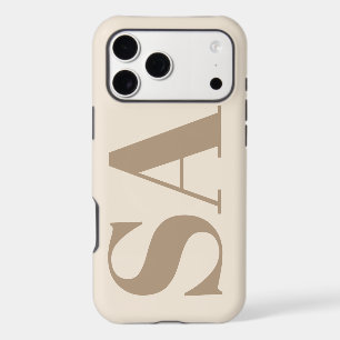 trendy Antique White with Monogram Case-Mate