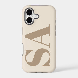 trendy Antique White with Monogram Case-Mate