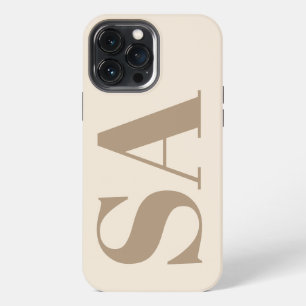 trendy Antique White with Monogram Case-Mate iPhone 13 Pro Max Case
