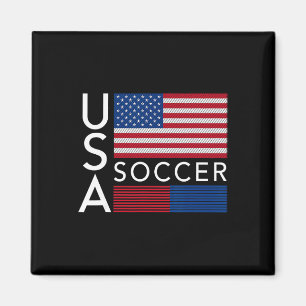 Trendy Apparel Usa American Flag Soccer Team Sport Magnet