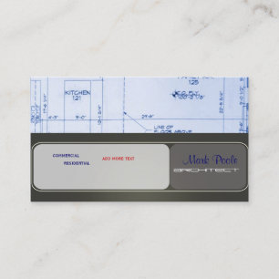 Trendy Architect business cards
