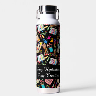Trendy Art Supplies Design for Artists Water Bottle