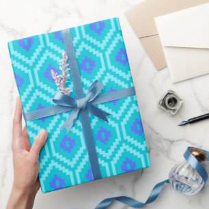 Trendy Artistic Joyful Shimmering Wedding Wrapping Paper