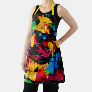 Trendy Artistic Modern Abstract Kitchen Apron