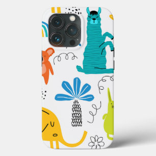 Trendy Australia Blue Orange Green Yellow Tough  iPhone 13 Pro Case