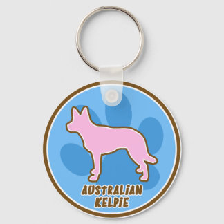 Trendy Australian Kelpie Keychain