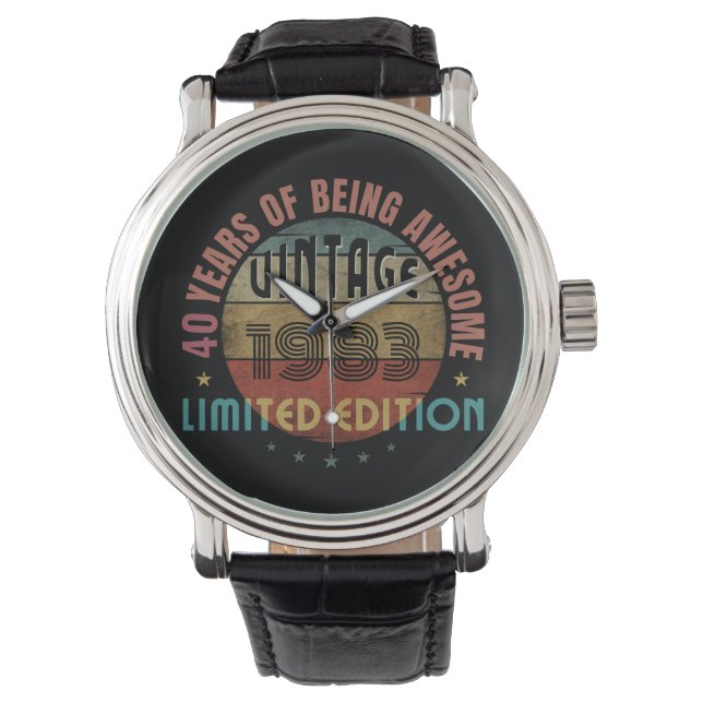 TRENDY AWESOME YEAR OF BIRTH BIRTHDAY GIFT WATCH (Front)