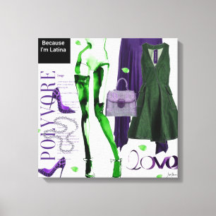 Trendy Bags Fashion Purses Top Totes Dresses Canvas Print