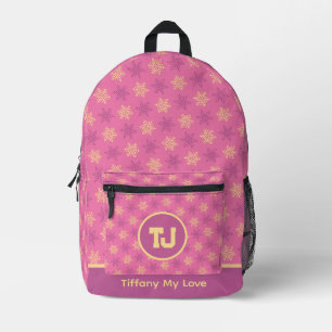 Trendy Basketball Name Girls Backpack