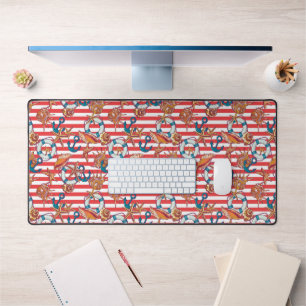 Trendy Beach Pattern Desk Mat