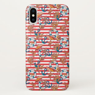 Trendy Beach Pattern   Monogram Case-Mate iPhone Case