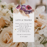 Trendy Beauty Purple Figs & Pampas Gift Tags<br><div class="desc">Add a touch of rustic elegance to your wedding with these Boho Wedding Gift Tags, designed with watercolor pampas grass and deep purple figs. Perfect for couples who love modern botanical accents, these tags bring a warm, organic feel to your special day. Attach them to guest favours, wine bottles, or...</div>