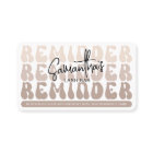 Trendy Beige Retro Cosmetologist Beauty Salon Spa