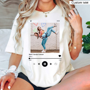 Trendy Best Friends Birthday Photo Album Cover T-Shirt