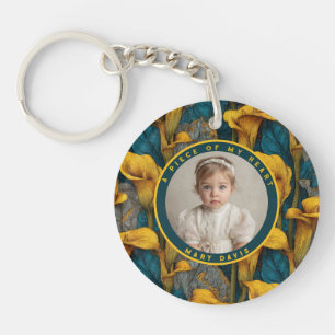 Trendy Best Gifts For Men Custom  Calla Lilies Key Ring