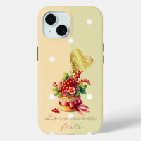 Trendy Bible Dot Berry Floral Cupcake Heart