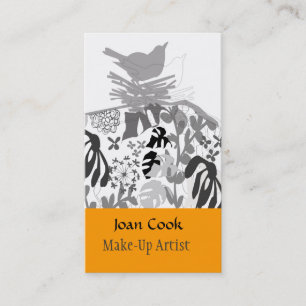 Trendy Bird Events Planner Animal Landscaping Business Card