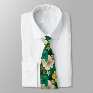 Trendy Birthday Gifts For Husband Tropical Floral Tie