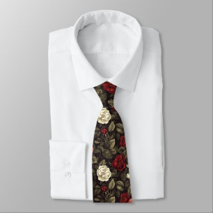 Trendy Birthday Gifts For Men Rose Flower Tie