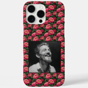Trendy Birthday Party Peonies Floral Custom  iPhone 16 Pro Max Case
