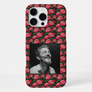 Trendy Birthday Party Peonies Floral Custom  iPhone 16 Pro Max Case