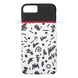 Trendy Black and White Case-Mate iPhone Case