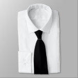 Trendy Black Groom's Wedding Suit  Tie<br><div class="desc">Trendy Black Groom's Wedding Suite accessories neck tie.</div>