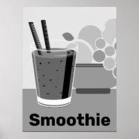 Trendy Black & White Smoothie