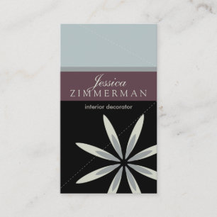 Trendy Bliss Lavender Blue Business Card
