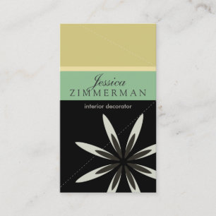 Trendy Bliss Oasis Business Card