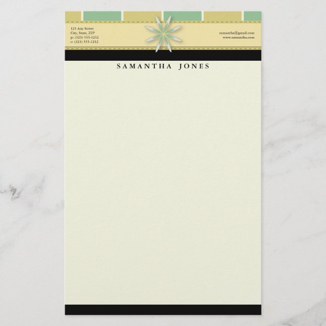 Trendy Bliss Oasis Customised Stationery (Front)