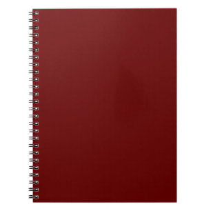 Trendy Blood Red Solid Colour   Elegant Notebook