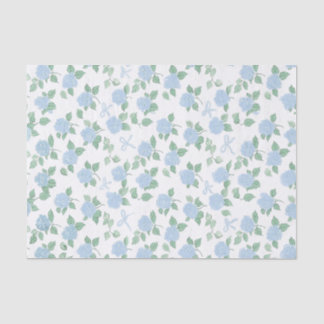 Trendy Blue Hydrangea Tissue Paper