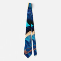 Trendy Blue yellow Gold faux marble
